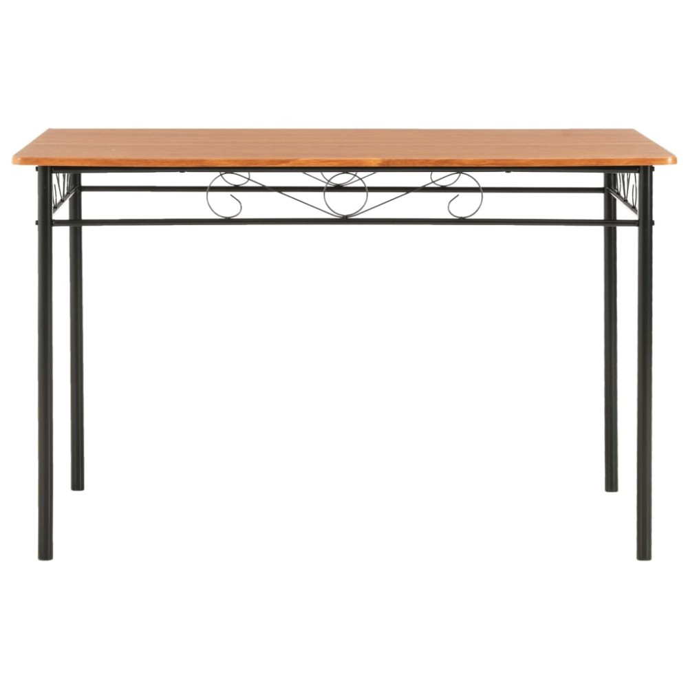 vidaXL Τραπεζαρία Καφέ 120 x 70 x 75 εκ. από MDF