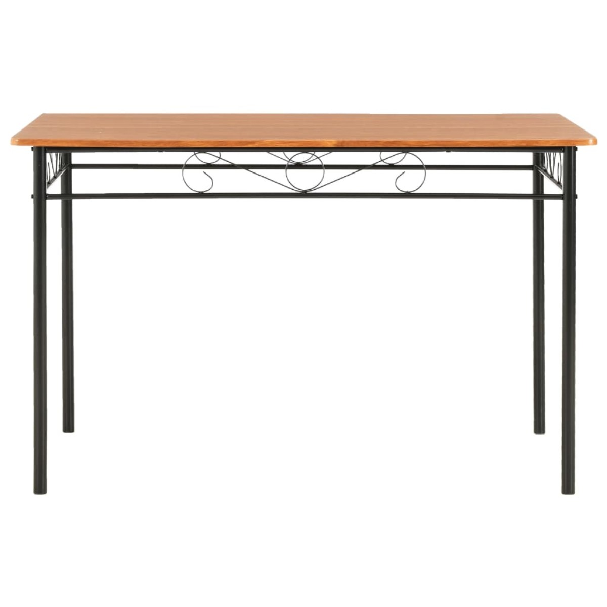 vidaXL Τραπεζαρία Καφέ 120 x 70 x 75 εκ. από MDF