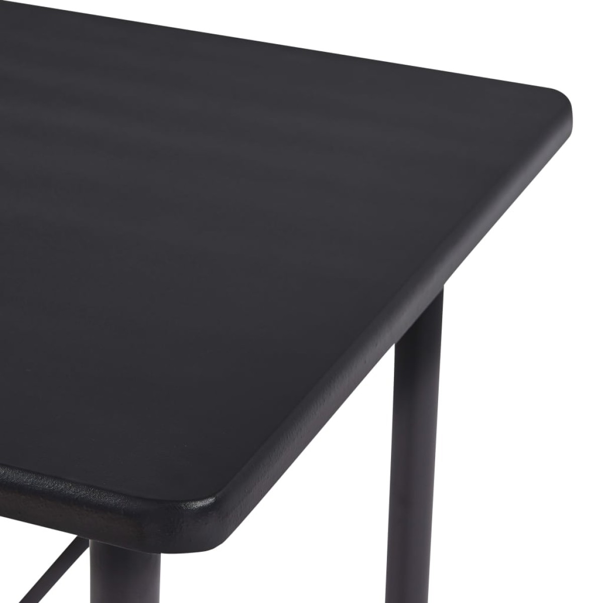 vidaXL Τραπέζι Μπαρ Μαύρο 120 x 60 x 110 εκ. από MDF