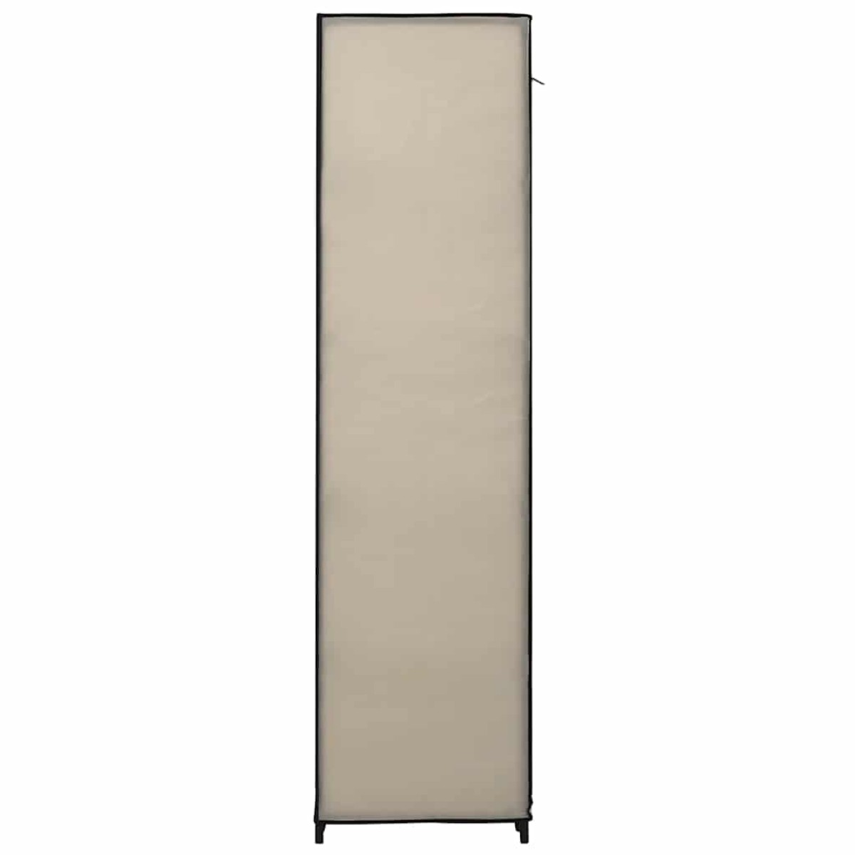 vidaXL Ντουλάπα Αναδιπλούμενη Κρεμ 110 x 45 x 175 εκ. Υφασμάτινη