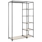 vidaXL Ντουλάπα Αναδιπλούμενη Κρεμ 110 x 45 x 175 εκ. Υφασμάτινη