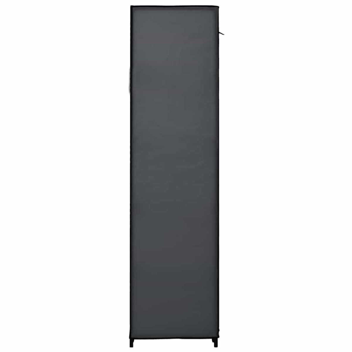 vidaXL Ντουλάπα Αναδιπλούμενη Γκρι 110 x 45 x 175 εκ. Υφασμάτινη