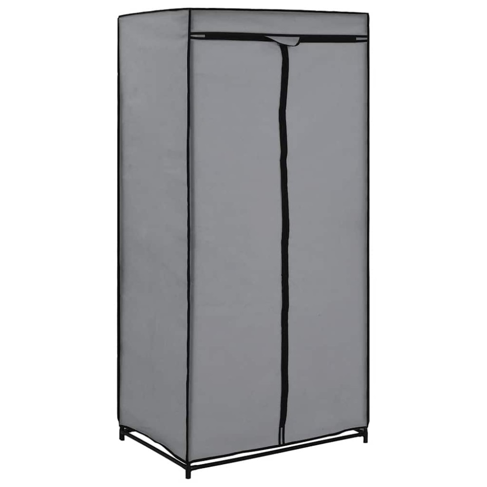 vidaXL Ντουλάπα Γκρι 75x50x160 εκ.