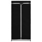282441 vidaXL Wardrobes 2 pcs Black 75x50x160 cm