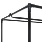 282441 vidaXL Wardrobes 2 pcs Black 75x50x160 cm