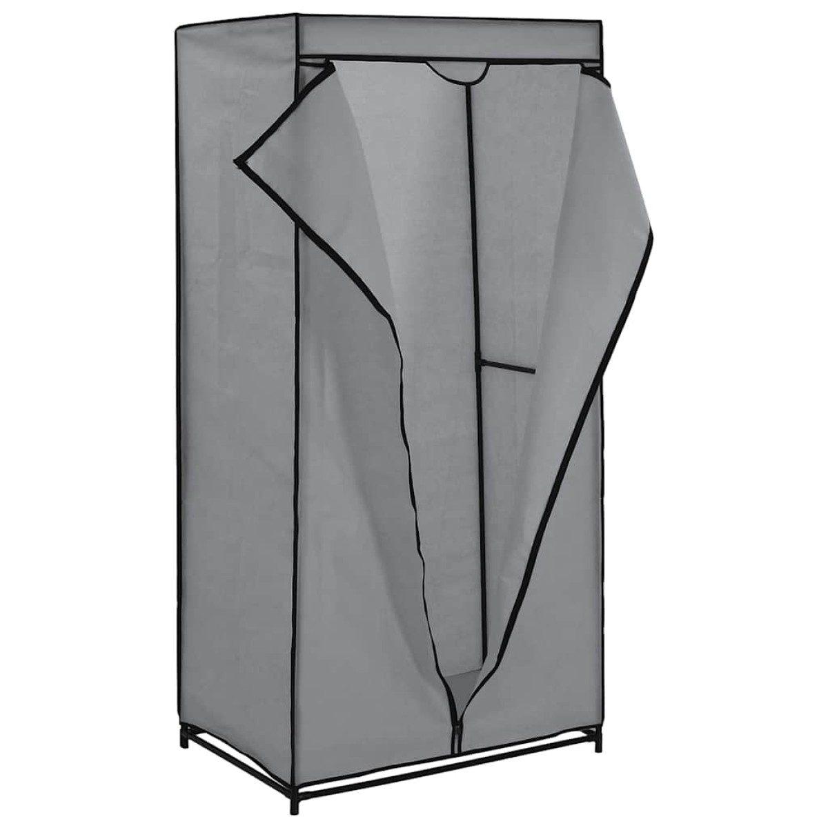 vidaXL Ντουλάπες 2 τεμ. Γκρι 75 x 50 x 160 εκ.