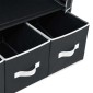 282457 vidaXL Wardrobe Black 87x49x159 cm Fabric