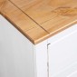 vidaXL Μπουφές Λευκός 80 x 40 x 83 εκ. από Ξύλο Πεύκου Σειρά Panama