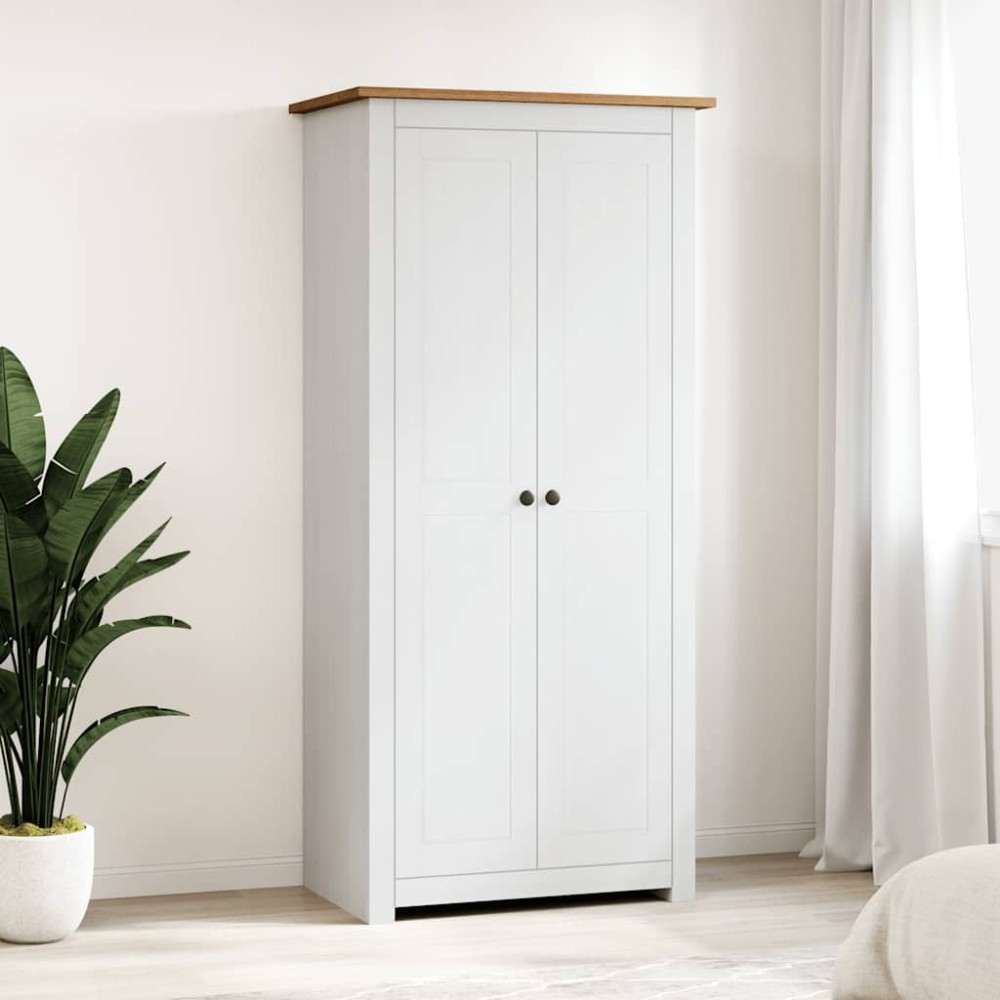 vidaXL Ντουλάπα 80 x 50 x 171,5 εκ. από Μασίφ Ξύλο Πεύκου Σειρά Panama
