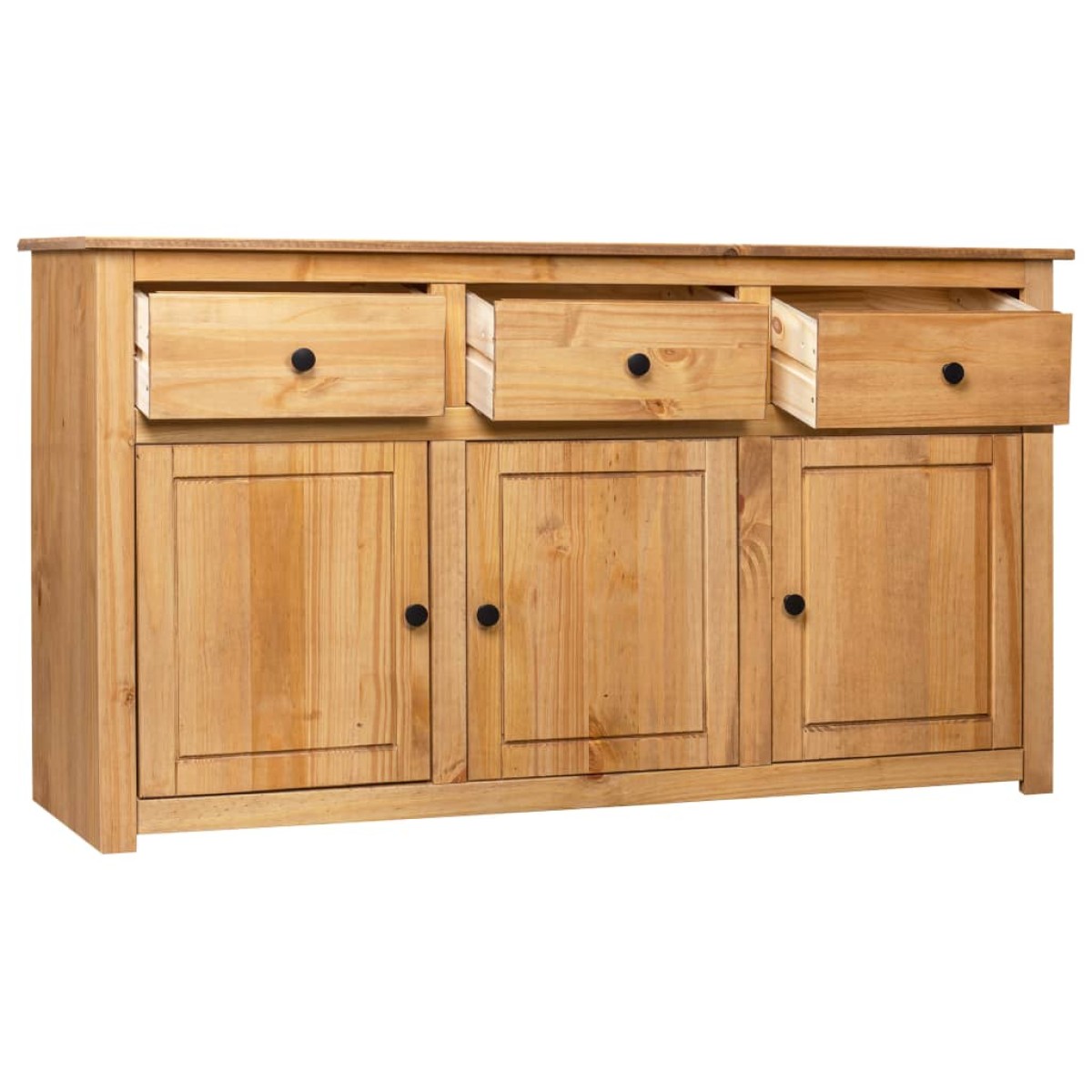 vidaXL Μπουφές 135 x 40 x 80 εκ. από Μασίφ Ξύλο Πεύκου Σειρά Panama