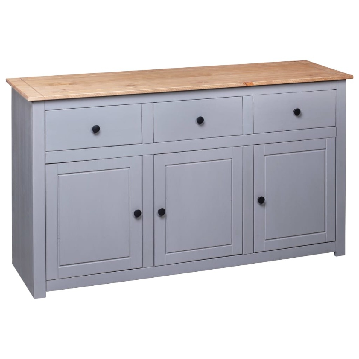 vidaXL Μπουφές 135 x 40 x 80 εκ. από Μασίφ Ξύλο Πεύκου Σειρά Panama