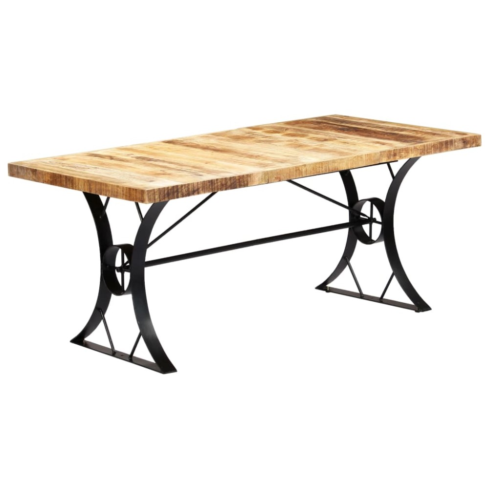 vidaXL Τραπεζαρία 180 x 90 x 76 εκ. από Μασίφ Ξύλο Μάνγκο