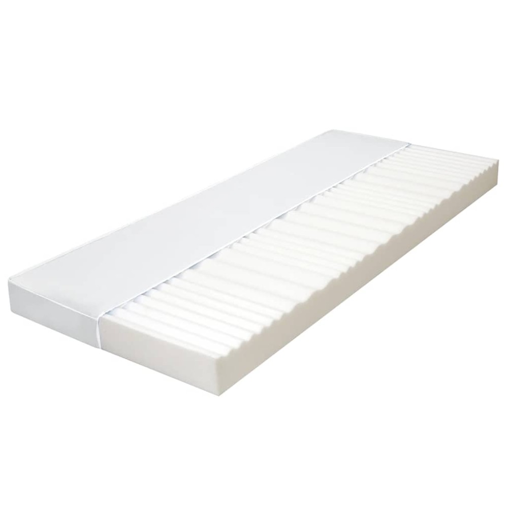 vidaXL Στρώμα με 7 Ζώνες 120x200 εκ./10 εκ. Αφρός Πολυουρεθάνης H2 H3