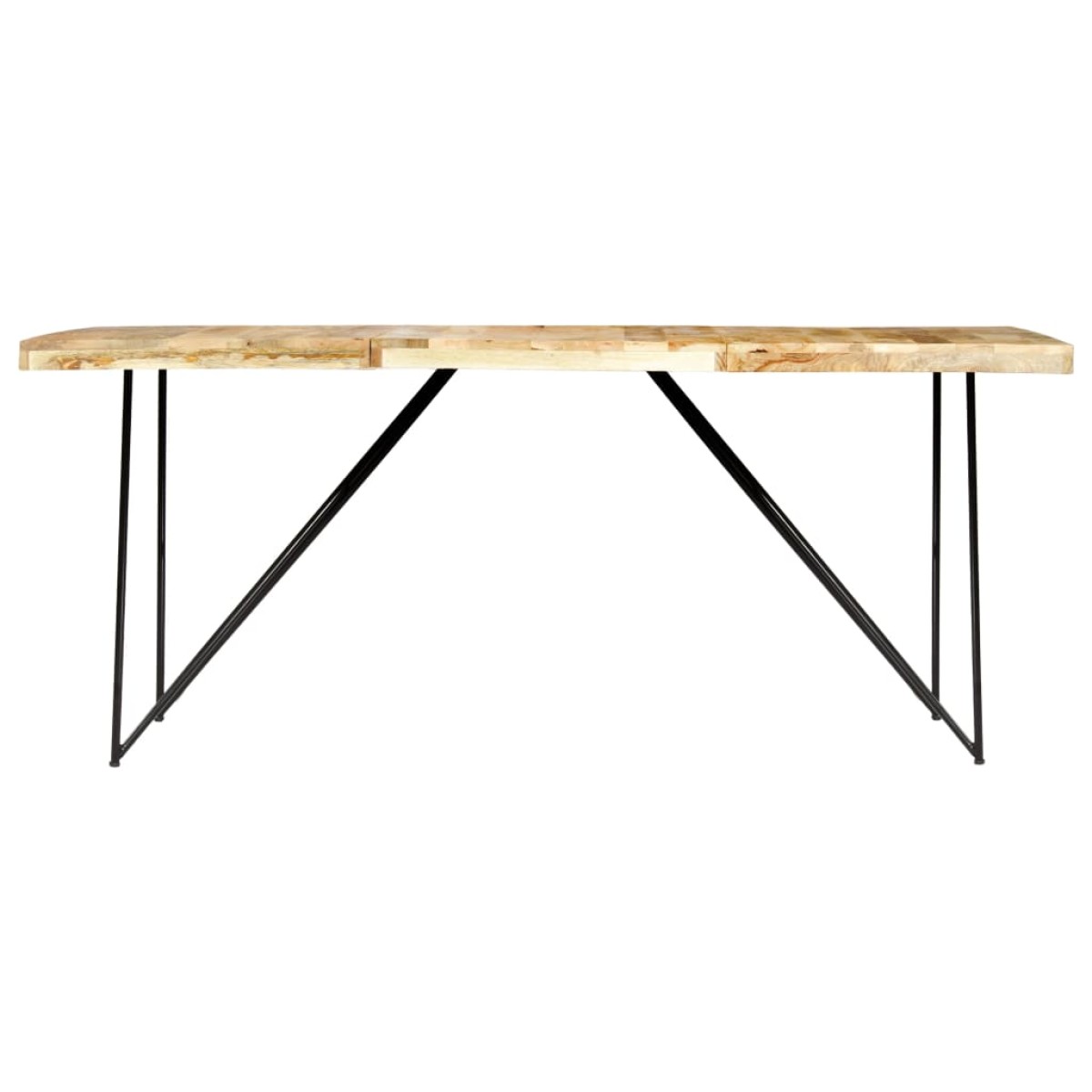 vidaXL Τραπεζαρία 180 x 90 x 76 εκ. από Μασίφ Ξύλο Μάνγκο