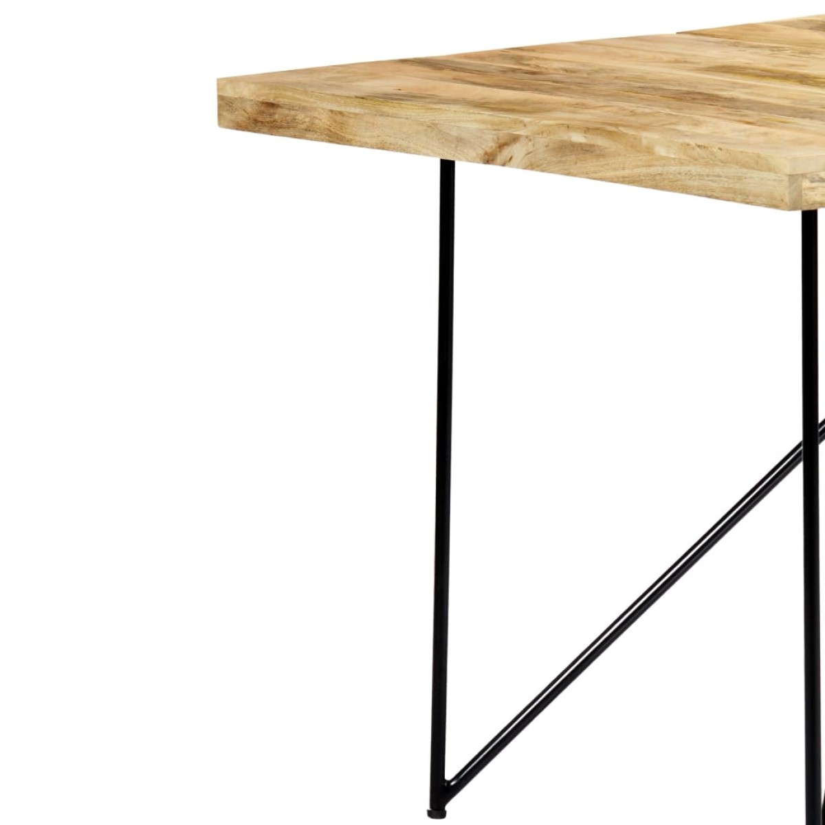 vidaXL Τραπεζαρία 180 x 90 x 76 εκ. από Μασίφ Ξύλο Μάνγκο