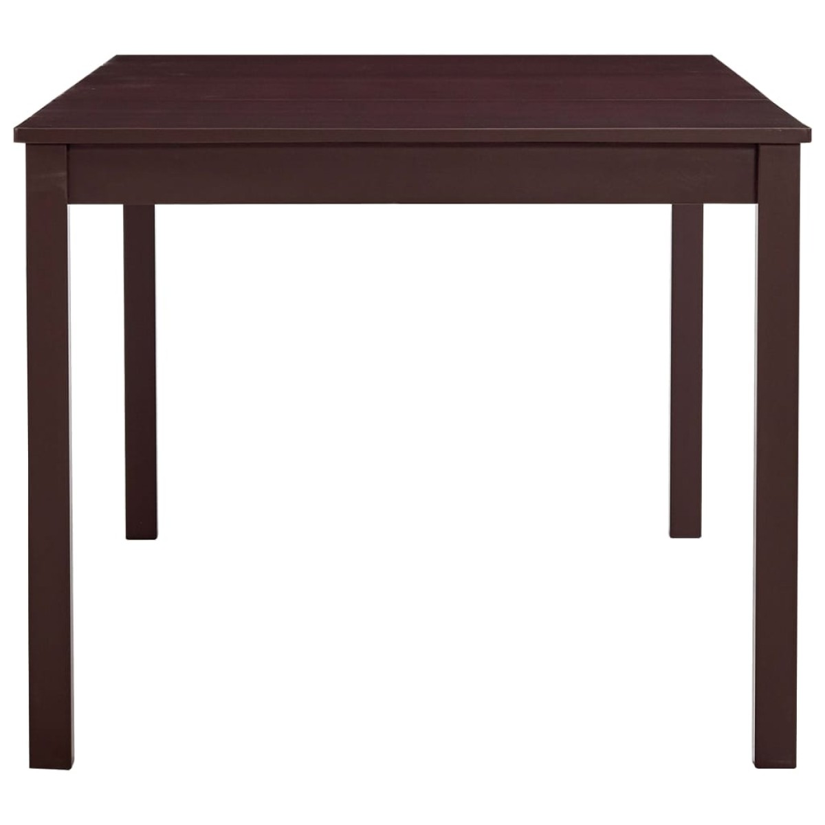 vidaXL Τραπεζαρία Σκούρο Καφέ 180 x 90 x 73 εκ. από Ξύλο Πεύκου