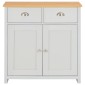 vidaXL Μπουφές Γκρι 79 x 35 x 81 εκ.