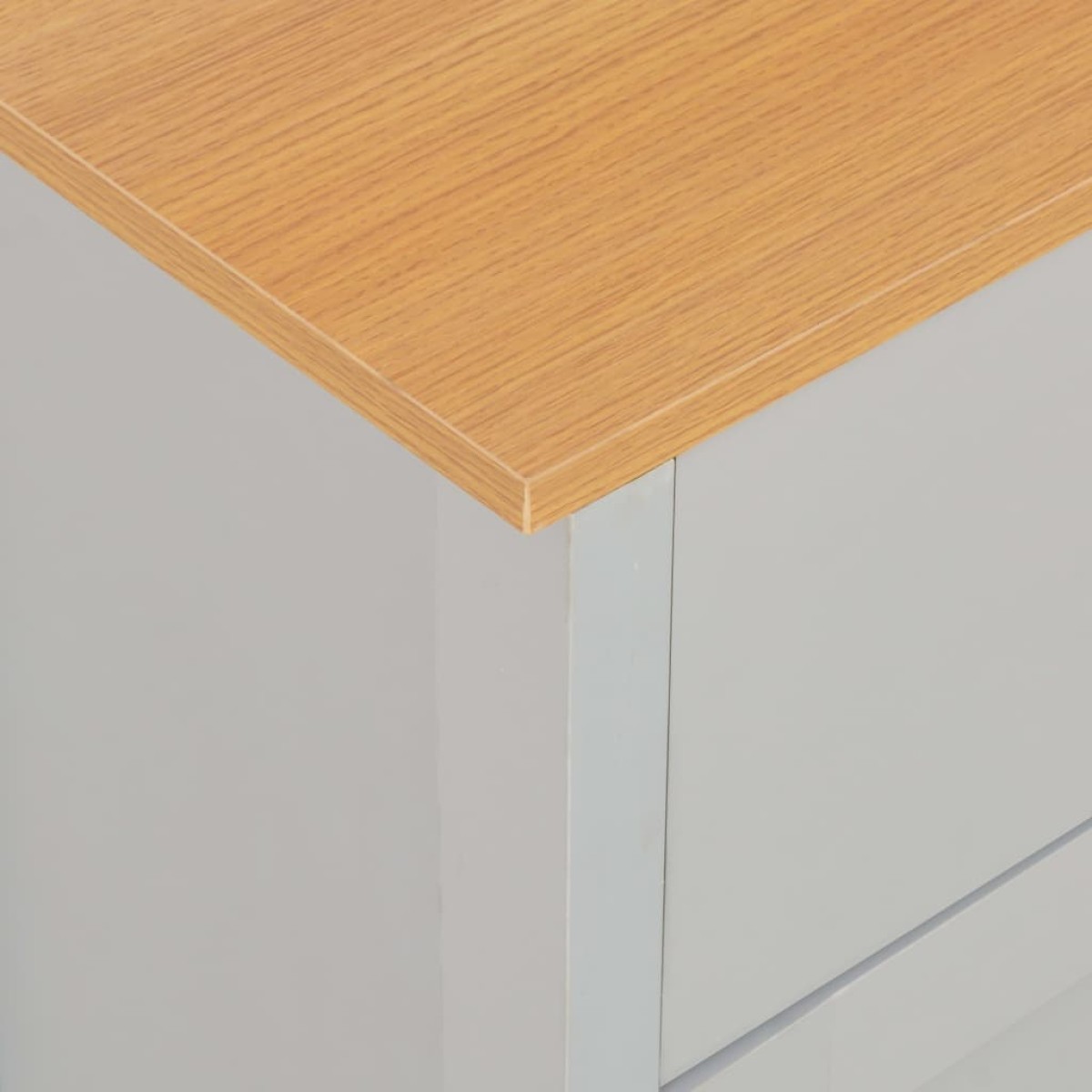 vidaXL Μπουφές Γκρι 112 x 35 x 81 εκ.