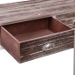 vidaXL Τραπέζι Κονσόλα Καφέ 90 x 30 x 77 εκ. Ξύλινο