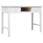 vidaXL Γραφείο Λευκό 110 x 45 x 76 εκ. Ξύλινο