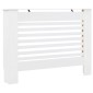 vidaXL Κάλυμμα Καλοριφέρ Λευκό 112 x 19 x 81,5 εκ. από MDF
