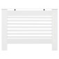vidaXL Κάλυμμα Καλοριφέρ Λευκό 112 x 19 x 81,5 εκ. από MDF