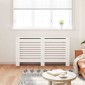 vidaXL Κάλυμμα Καλοριφέρ Λευκό 152 x 19 x 81,5 εκ. από MDF