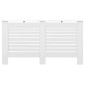 vidaXL Κάλυμμα Καλοριφέρ Λευκό 152 x 19 x 81,5 εκ. από MDF