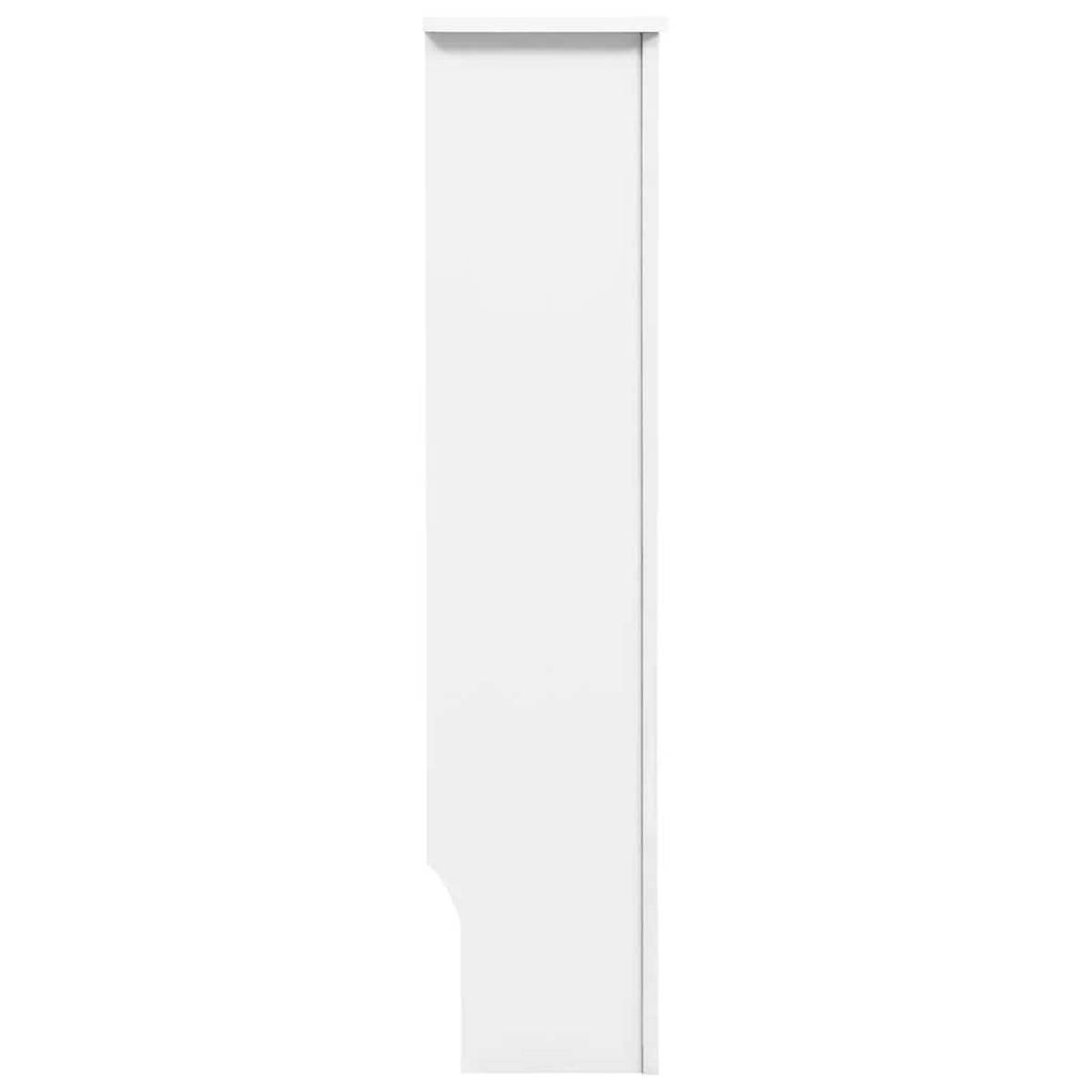 vidaXL Κάλυμμα Καλοριφέρ Λευκό 152 x 19 x 81,5 εκ. από MDF