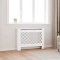 vidaXL Κάλυμμα Καλοριφέρ Λευκό 112 x 19 x 81,5 εκ. από MDF