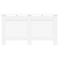 vidaXL Κάλυμμα Καλοριφέρ Λευκό 152 x 19 x 81,5 εκ. από MDF