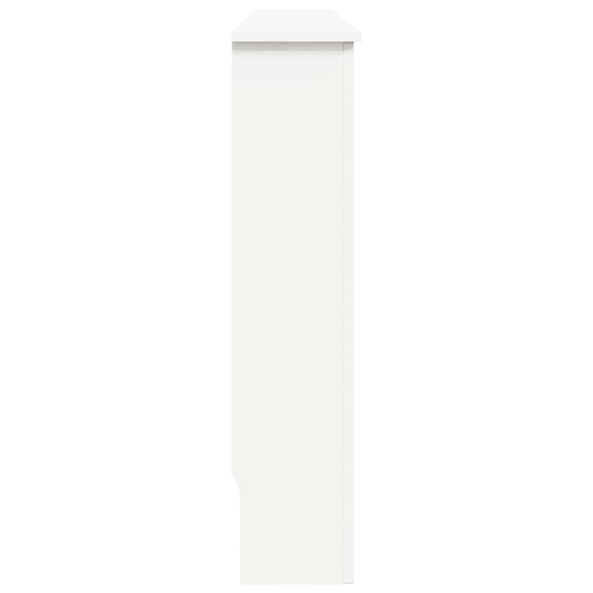 vidaXL Κάλυμμα Καλοριφέρ Λευκό 152 x 19 x 81,5 εκ. από MDF