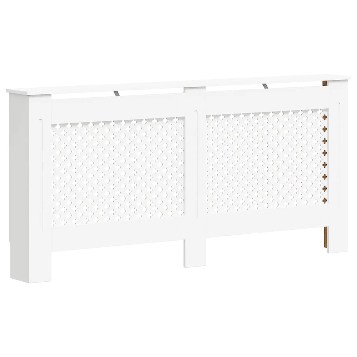 vidaXL Κάλυμμα Καλοριφέρ Λευκό 172 x 19 x 81,5 εκ. από MDF