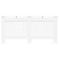vidaXL Κάλυμμα Καλοριφέρ Λευκό 172 x 19 x 81,5 εκ. από MDF