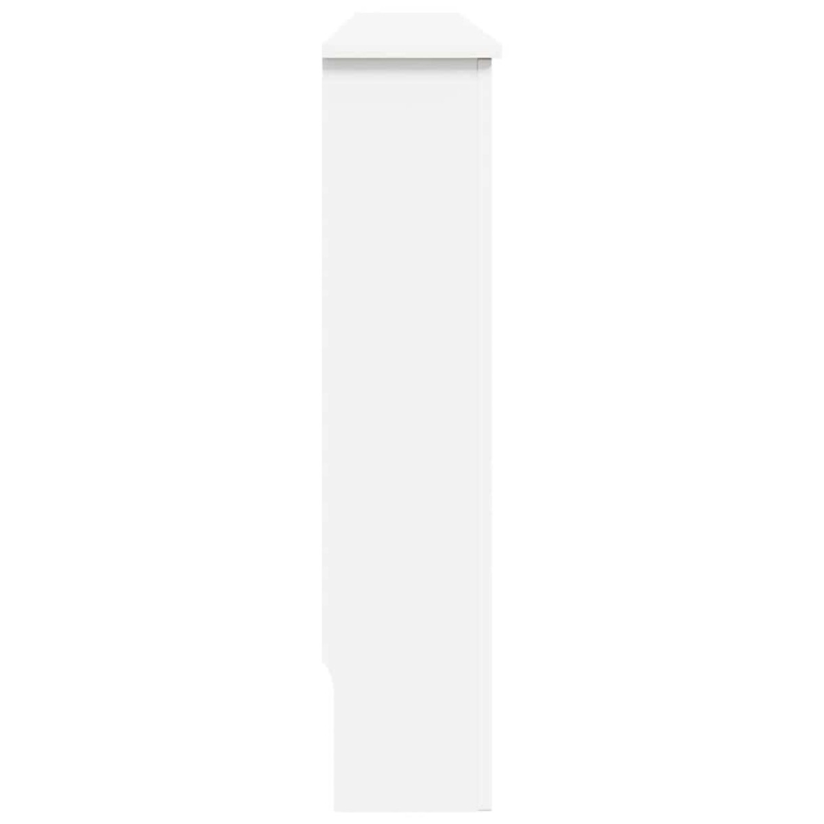 vidaXL Κάλυμμα Καλοριφέρ Λευκό 172 x 19 x 81,5 εκ. από MDF