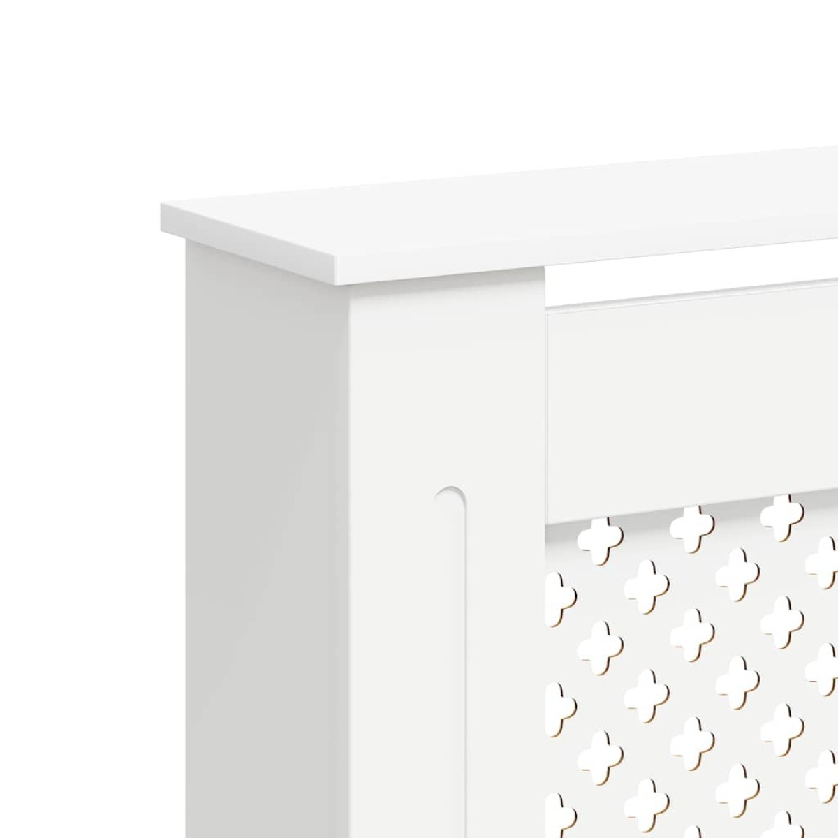 vidaXL Κάλυμμα Καλοριφέρ Λευκό 172 x 19 x 81,5 εκ. από MDF