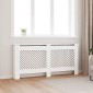 vidaXL Κάλυμμα Καλοριφέρ Λευκό 172 x 19 x 81,5 εκ. από MDF