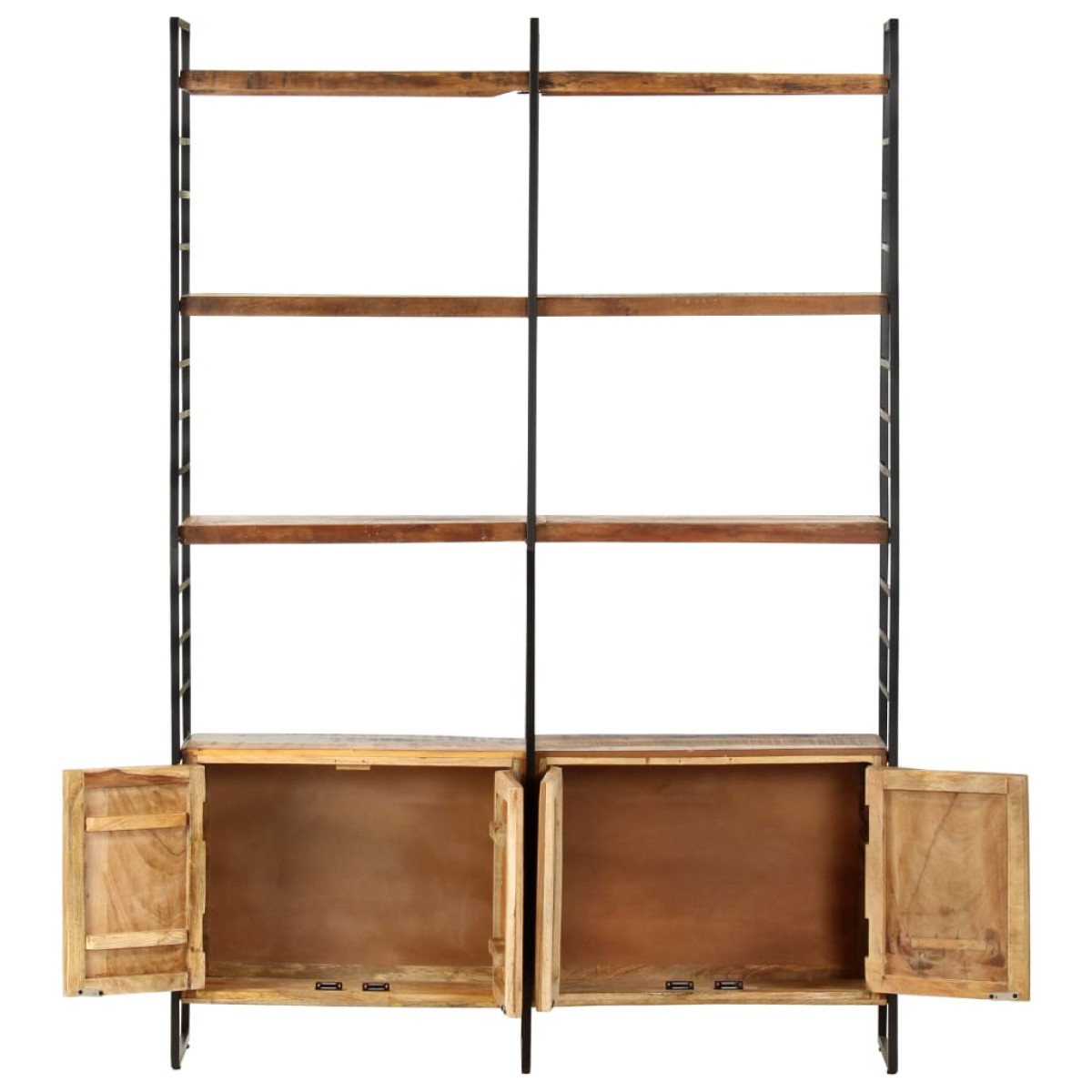 vidaXL Βιβλιοθήκη με 4 Επίπεδα 124x30x180 εκ. Μασίφ Ανακυκλωμένο Ξύλο