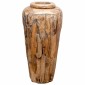 vidaXL Βάζο Διακοσμητικό 40 x 80 εκ. από Μασίφ Ξύλο Teak