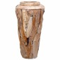 vidaXL Βάζο Διακοσμητικό 40 x 80 εκ. από Μασίφ Ξύλο Teak
