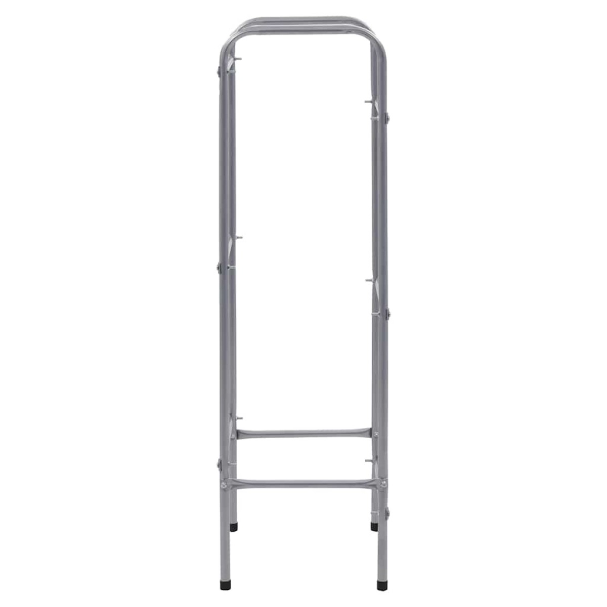 vidaXL Ράφι Αποθήκευσης για 3 Κιβώτια Ασημί 50x33x116 εκ. Ατσάλινο