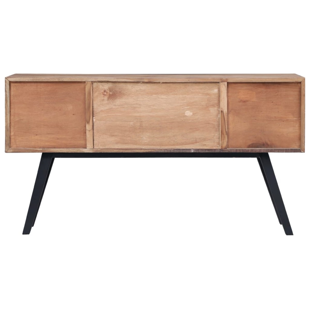 vidaXL Μπουφές 110x30x75 εκ. από Μασίφ Ξύλο Teak