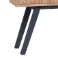 vidaXL Μπουφές 110x30x75 εκ. από Μασίφ Ξύλο Teak