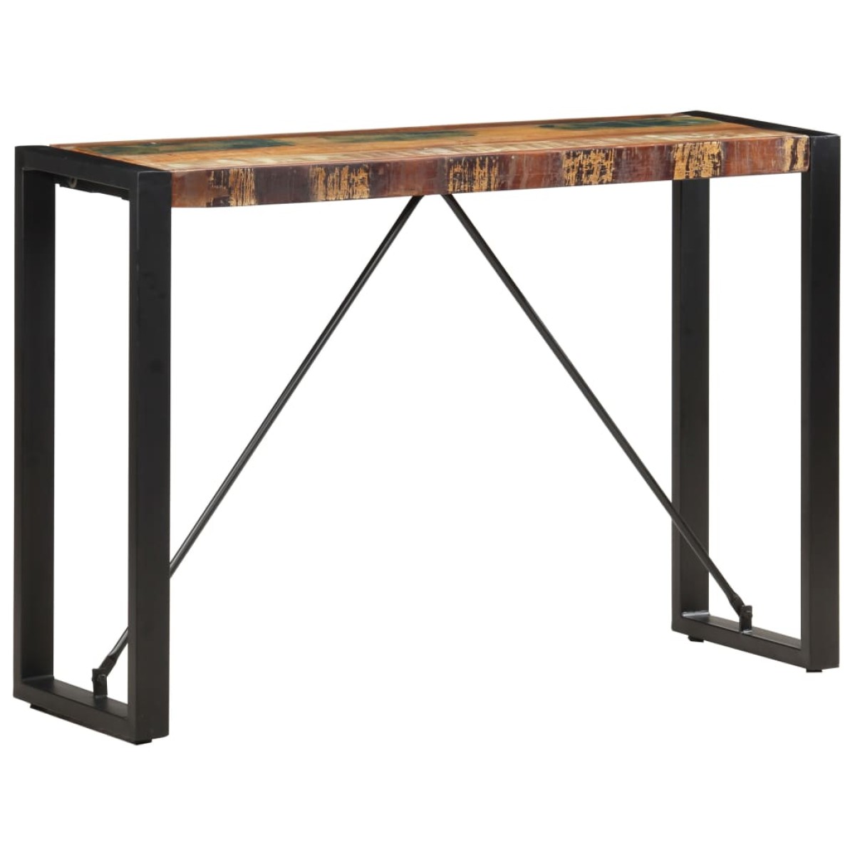 vidaXL Κονσόλα Τραπέζι 110 x 35 x 76 εκ. από Μασίφ Ανακυκλωμένο Ξύλο