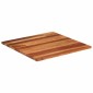 vidaXL Επιφάνεια Τραπεζιού 25-27 χιλ. 80x80 εκ. Μασίφ Ξύλο Sheesham