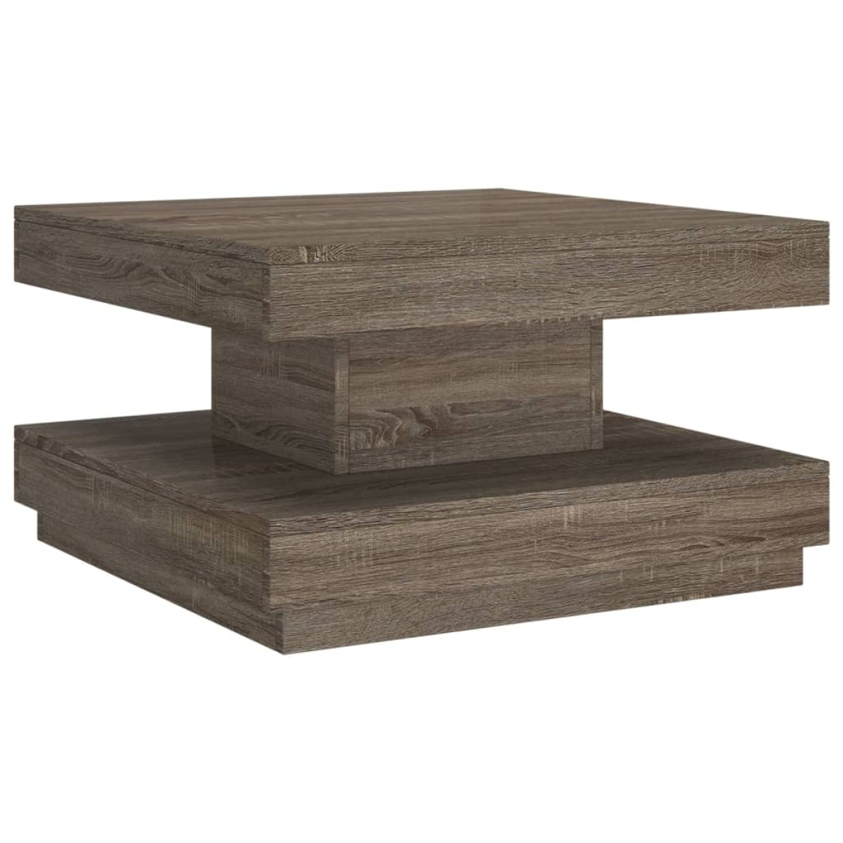 vidaXL Τραπεζάκι Σαλονιού Γκρι 60 x 60 x 35 εκ. από MDF