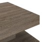 vidaXL Τραπεζάκι Σαλονιού Γκρι 60 x 60 x 35 εκ. από MDF