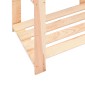 vidaXL Ραφιέρα 5 Επιπέδων 250 κ. 80x38x170 εκ. από Μασίφ Ξύλο Πεύκου