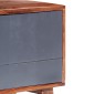vidaXL Έπιπλο Τηλεόρασης Γκρι 140x30x45 εκ. από Μασίφ Ξύλο Sheesham