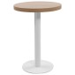 vidaXL Τραπέζι Bistro Ανοιχτό Καφέ 60 εκ. από MDF